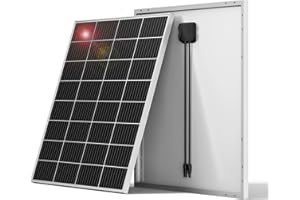 FivstaSola 100 Watt Solar Panel 10BB Mono, A+ Cell High Efficiency Solar Module 12 Volts for Off-Grid RV Marine Boat Camping House