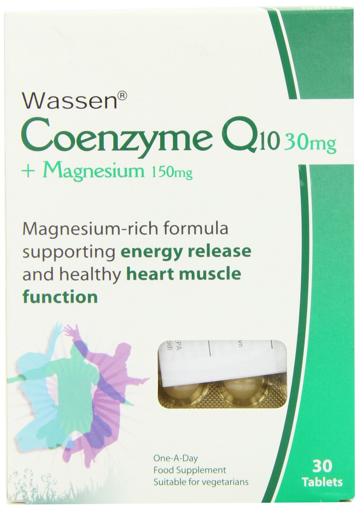 Wassen Coenzyme Q10 Mag 30 Tablets | Desertcart Seychelles, image size:1160x1645