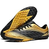 DEORUMN Mens Indoor Soccer Shoes Youth Futsal Shoes Turf Trainer Soccer Shoes