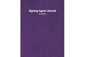 Signing Agent Journal - All States: Purple (Signing Agent Journals)