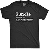 Crazy Dog Mens Funcle Definition T Shirt Funny Uncle Shirt Graphic Tee