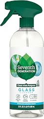 Seventh Generation Glass Cleaner, Sparkling Sea Scent, Streak-Free Shine, 23 Fl Oz