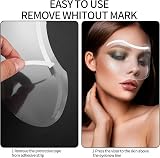 DIUJHUUY 50 Pcs Clear Face Visors PET Transparent Shower Eye Protector Shields view 4