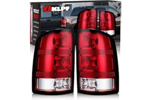 OKLPF Rear Brake Tail Light Compatible With 2007-2014 GMC Sierra 1500 2500HD 3500HD Replace 25958484 25958485,Replace Red Tai