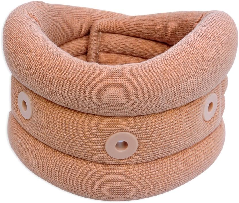 ANCIENTIMPEX Adjustable Soft Eyelet Cervical Collar, Skin