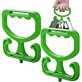 2-Pack Grocery Bag Carrier Handle – Heavy Duty Plastic Bag Holder for Shopping, Buckets & More | Comfortable Grip, Holds 100lbs – Reusable & Easy to Carry