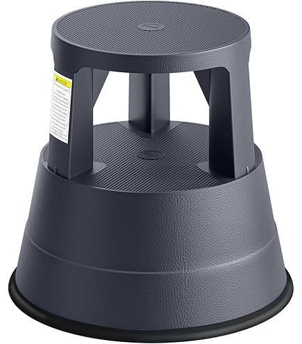 Amazon.com: Giantex Rolling Step Stool, Library Stool w/Non-Slip