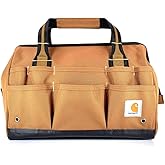 Carhartt Gear B0000351 14-Inch 25 Pocket Heavyweight Tool Bag One Size Fits All Carhartt Brown