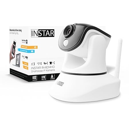 INSTAR IN-6014HD LAN/WLAN IP Kamera/Überwachungskamera / Webcam in Weiss