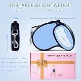 ANCOOLE Retractable Dog Lead 5M 16FT Extendable Nylon Tape Anti-Slip Handle view 2