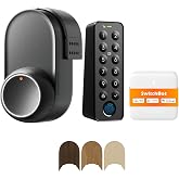 Smart Lock Ultra with Keypad,Fingerprint Door Lock, App Remote Control, Built-in WiFi Keypad Deadbolt, Auto Unlock, Waterproof&amp;Easy Install,Supports Alexa and Google