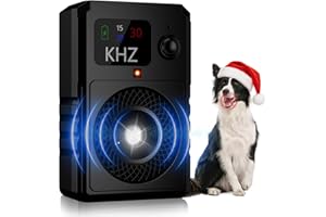 2025 Anti Barking Device for Dogs - 55FT Dog Barking Deterrent - 3 Modes Stop Dog Barking Device - Indoor Outdoor Bark Silenc