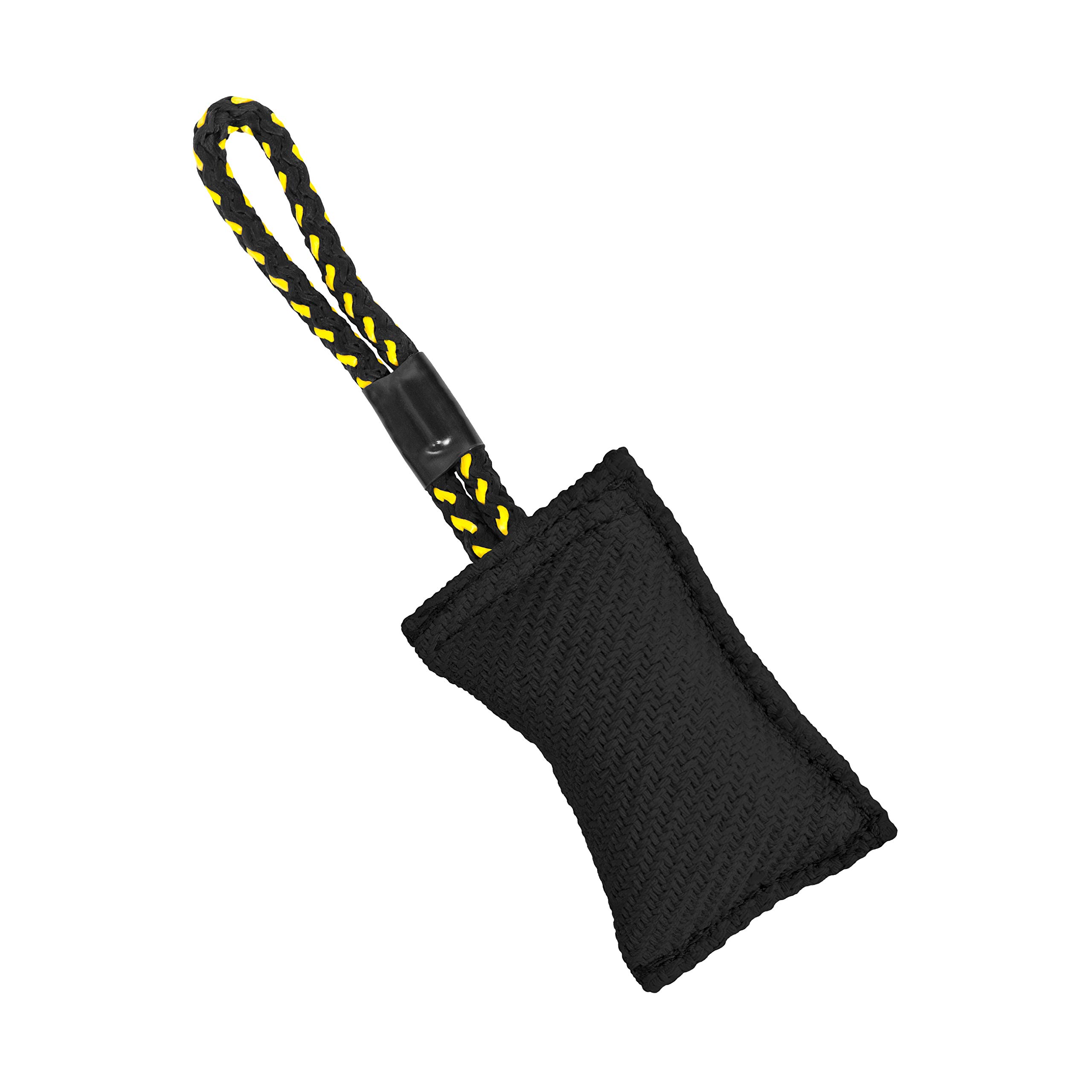 DINGO GEAR WWW.DINGOGEAR.COM 1977 Magnetic Bite Tug for the Dog Behavioral Training IGP Schutzhund Test K9 Reward Fetch and Fun Black Nylcot