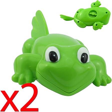 wind up frog bath toy