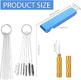 DIVINA VITAE Carburetor Cleaning Kit 13 Wires 6 Nylon Brushes 10 Needles 1 Pick view 8