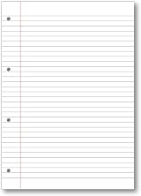 Summit A4 Lined Paper Refill Pad 8 mm Ruled Margin 400 Pages Pack 5 view 4