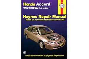Honda Accord 1998 thru 2002 Haynes Repair Manual: All Models