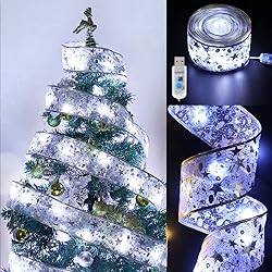 GIHOO Christmas Tree Decorations String Lights 32ft