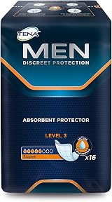 TENA for Men Level 3 Incontinence Pads 16 per Pack 12 Packs
