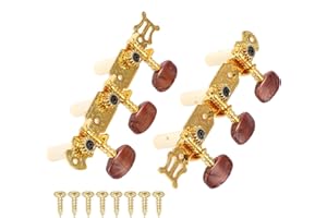 2Pcs guitar tuning pegs, Classical Guitar Tuning Pegs Keys Machine Heads Tuner Set Music Instrument Accessories Guitars Machi