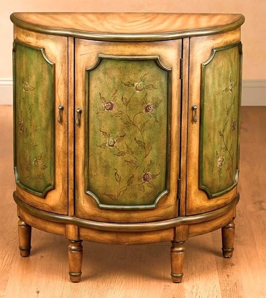 AA Importing Three Door Half Round with Green