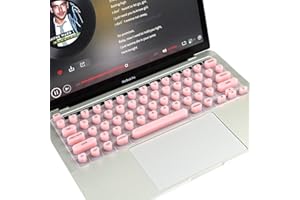 Keyboard Cover for Long Nails, Acrylic Gel Nails - Silicone Keyboard Protector Skin with Raised Keys for Typing and Gaming, C