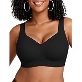Easybunny Jelly Wireless Bra for Women Plus Size Full Coverage Minimizer | Comfortable Everyday Bra, Back Smoothing, No Underwire, Offer Natural Shape, for Older Women Large Breasts