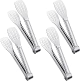 FANTESI 4 Pcs 7in Stainless Steel Kitchen Tongs Food Serving Buffet Frying view 1