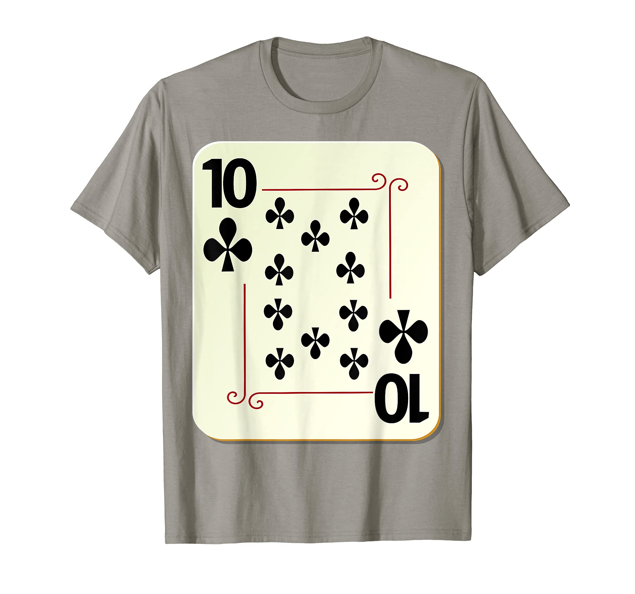 Ten Of Clubs Card T-Shirt
