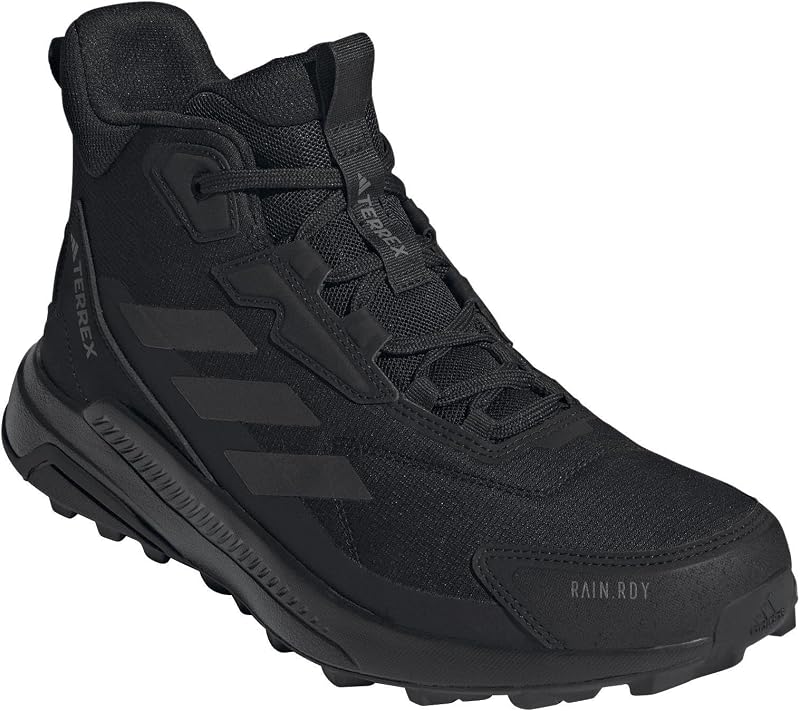 Homme Terrex Anylander Mid Rain.Rdy Hiking Shoes, Core Black/Core Black/Grey Four, 42 EU — photo 4 sur 8