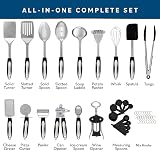 Home Hero Kitchen Utensils Set 41-Piece Stainless Steel Silicone Non-Stick view 2