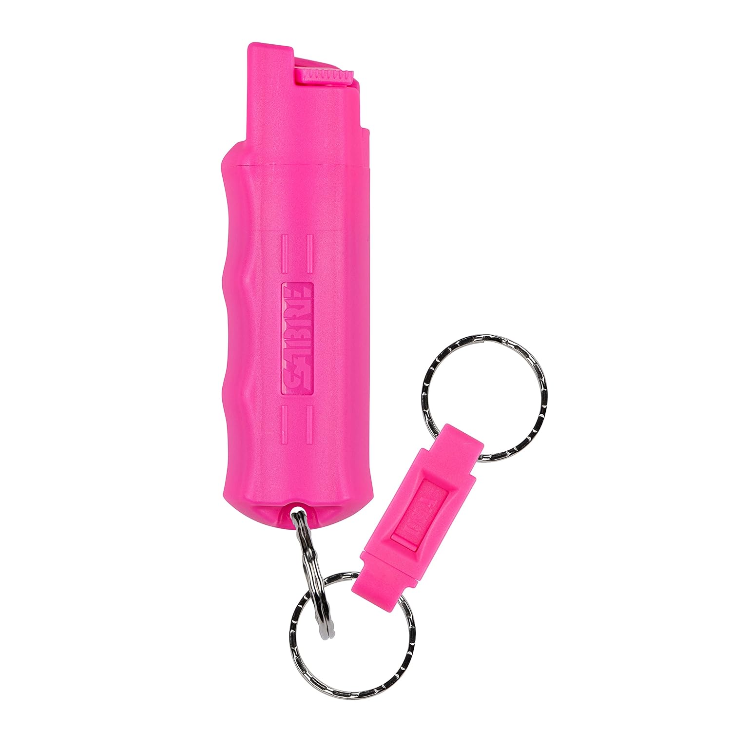 SABRE Pepper Spray Keychain, 25 Bursts of Max Police Strength OC Spray (5X Other Brands), Quick Release Key Ring For Easy Access, 10-Foot Range, Finger Grip For Accurate Aim, Assorted Color Multipacks : Industrial & Scientific