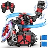 HGAUCAI Remote Control Robots Toys Gifts for Boys 5-7 6 9 8 13 Age 360-Degree Rotating Robot Battling STEM Toys Dueling Robot