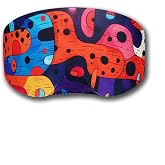 Microfiber Anti Scratch Goggle Cover for Ski Snowboard Motorcycle Goggles | Soft Dustproof Protective Eyewear Storage Sleeve Lightweight Microfiber Pouch for Ski Snowboard Sports Goggles