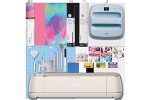 Cricut Maker 4 and Easy Press 3 Machine Combo Bundle - Craft Cutting Machine with Heat Press Machine (9 in x 9 in) and Iron-on Materials for DIY T-Shirts, Tote Bags and Hoodies, Sublimation Projects