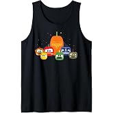 Disney and Pixar's Cars Halloween Pumpkin Group Tank Top