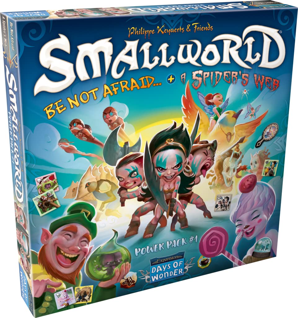 Days of Wonder | Small World Race Collection: Be Not Afraid & A Spider Web | Board Game | Ages 8+ | 2-5 Players | 40-90 Minutes Playing Time