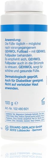 Gehwol Odourless Antibacterial Foot Powder 100g - Prevents Athlete's Foot view 4