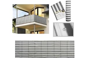 JNDJNFV 3x16 ft Balcony Privacy Screen Cover for Backyard, Patio, Balcony, Pool, Porch, Railiing, Gardening, Fence Shield Rai