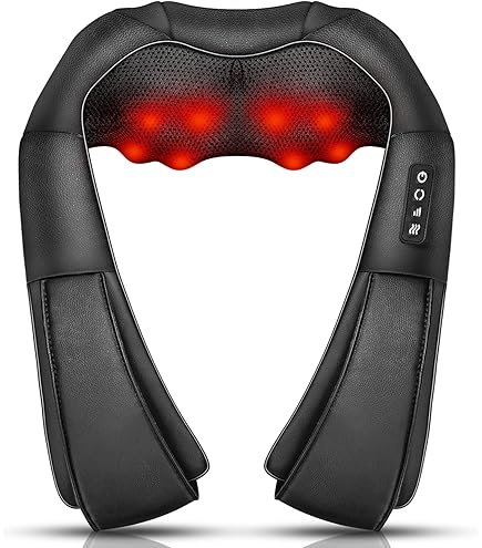 Amazon.com: HoMedics Heating Pad, Duel Intensity Vibrating Heated Neck &  Shoulder Massage Wrap to Aid & Rejuvenate Sore and Tired Muscles, Black :  Everything Else