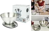 EXZACT Digital Kitchen Scale with Stainless Mixing Bowl 5 kg Capacity view 5