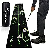 Back 2 Basics 10ft Golf Putting Mat - Premium Indoor Putting Green, Realistic Golf Putting for Training - Golf Practice Mat for Indoor/Outdoor Use, Putting Practice Mat for Golfers