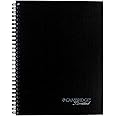 Cambridge Limited Notebook, 9-1/2” x 7-1/4”, 80 Sheet Business/Meeting Notebook, Black, 4 Pack (06982)