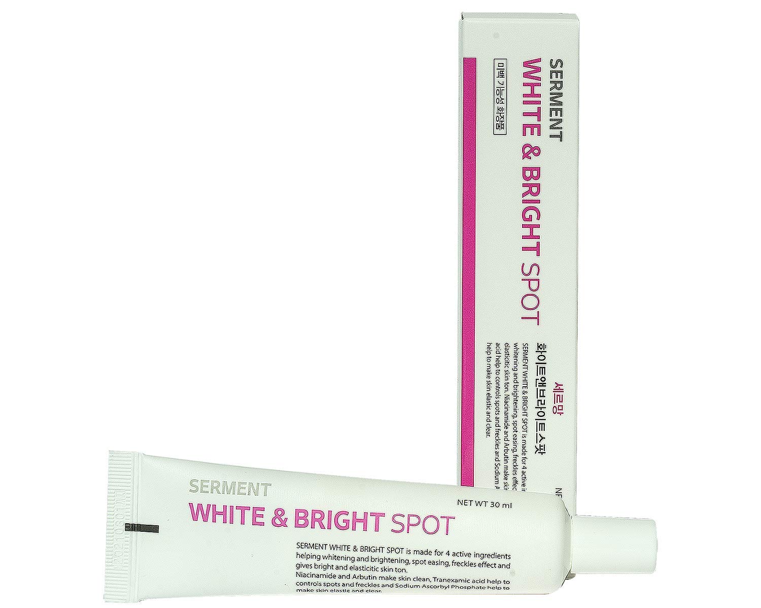 [Serment] Korean Cosmetics Serment White and Bright Spot Cream 30ML 4 major Ingredients with ASL technology for reduce skin dark spots and Skin tone improvement effect