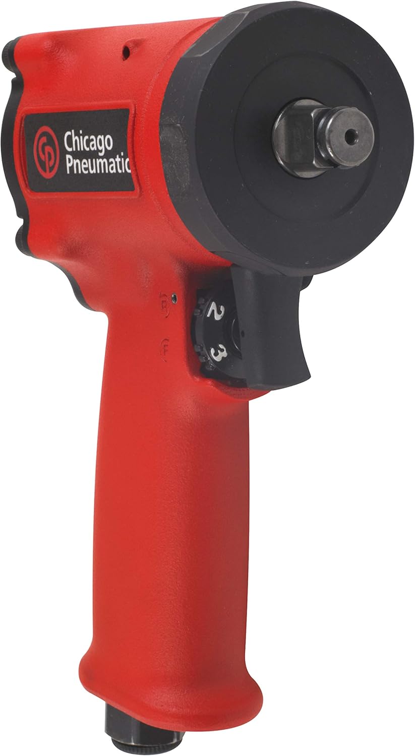 Chicago Pneumatic CP7731 3/8-Inch Ultra Compact Impact Wrench, Red & Black - Image 3