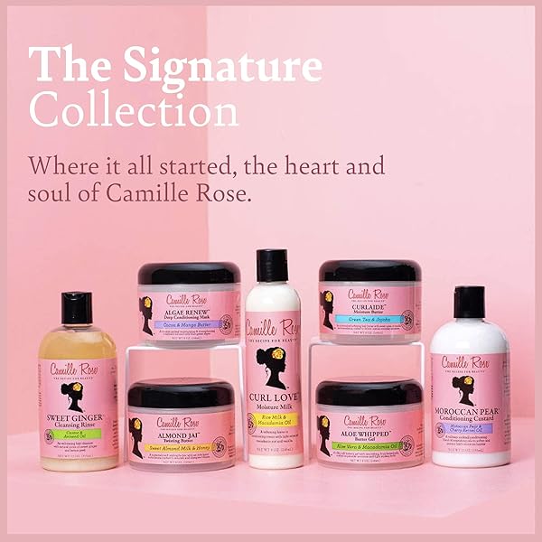 CAMILLE ROSE CURLAIDE MOISTURE BUTTER, HAIR STYLING CREAM FOR INTENSE MOISTURE TO STRENGTHEN AND NOURISH STRANDS, 8 OZ