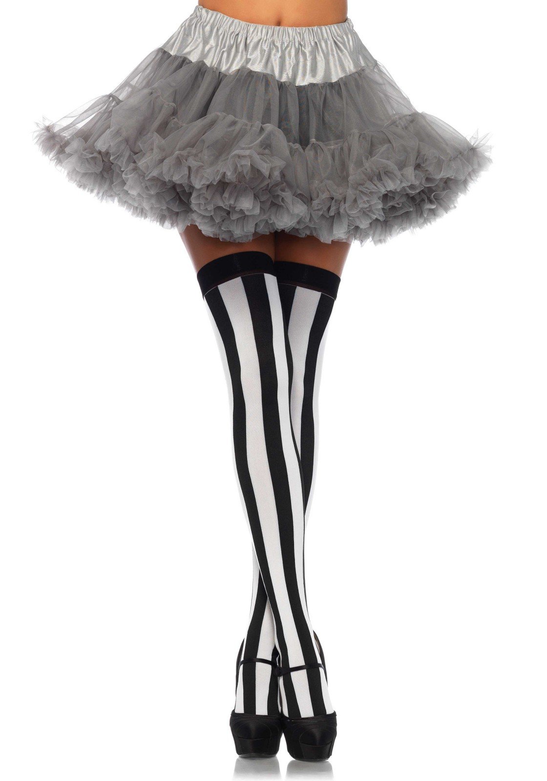 Leg Avenue Best Basic Petticoat, One Size, Grey