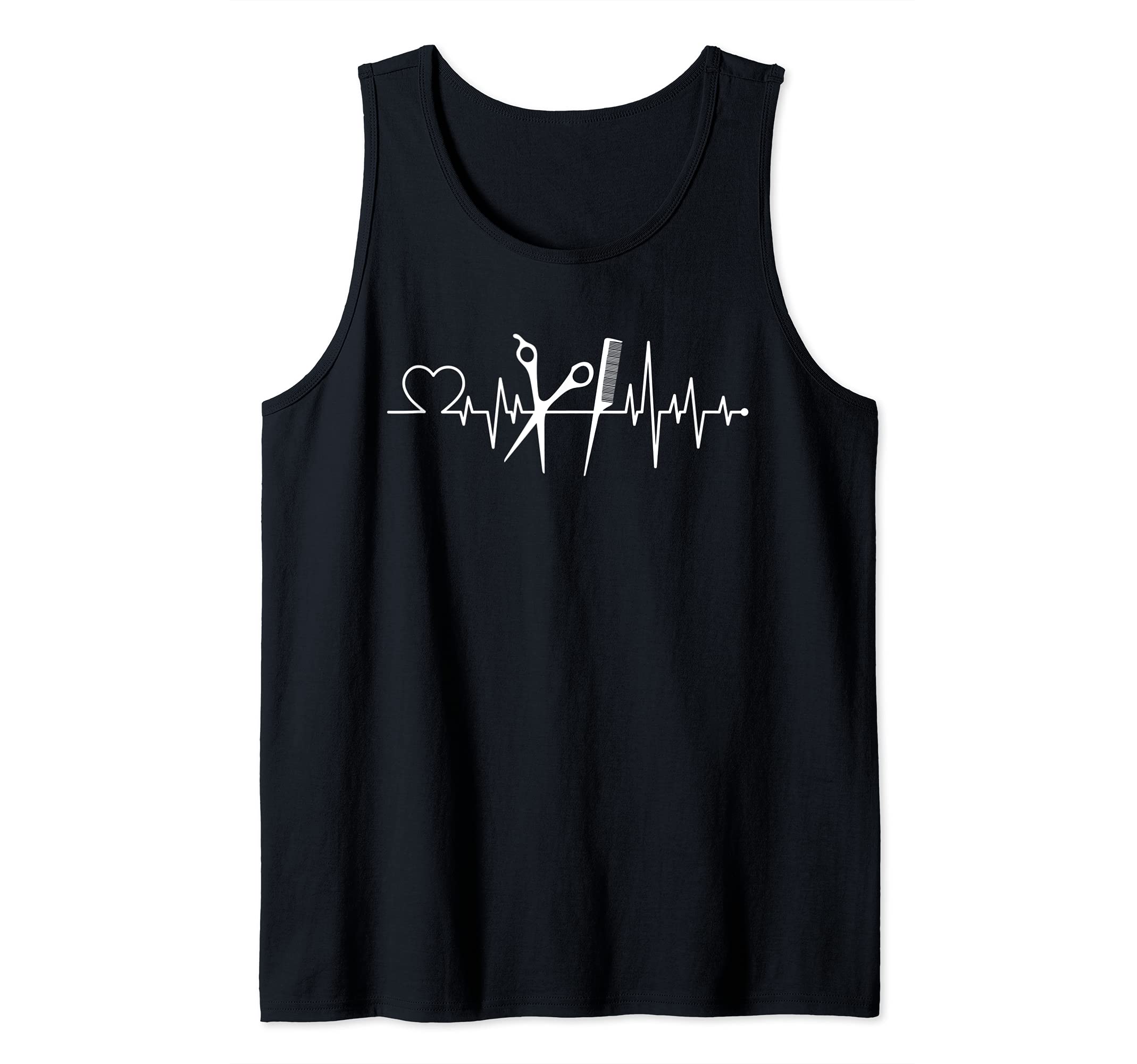 hairdresser hairstyle heartbeat haircut hair salon Tank Top