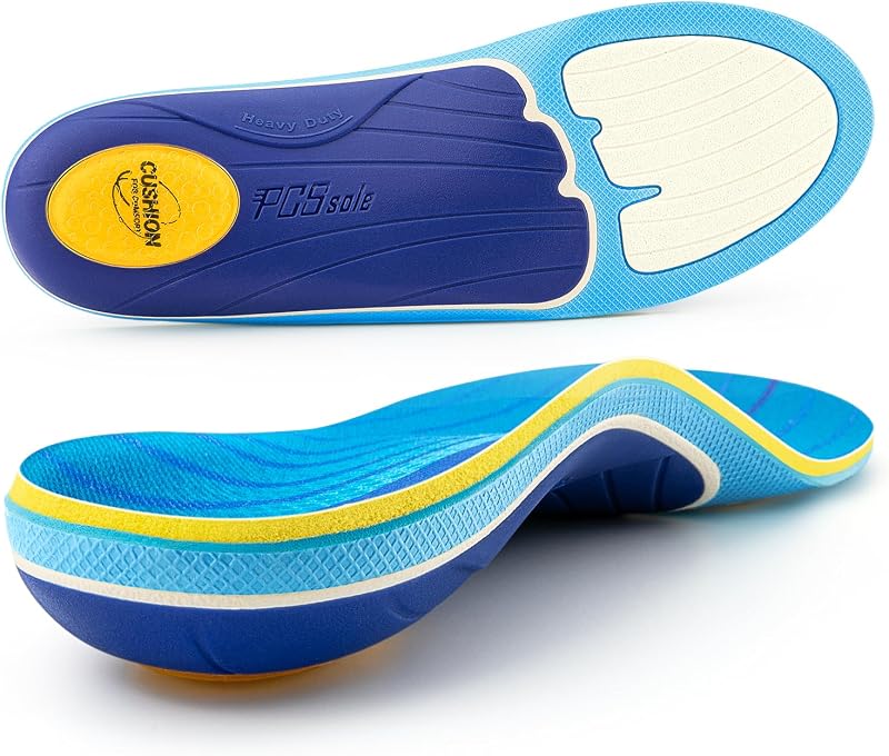 PCSsole Orthopedic Insoles Arch Support Plantar Fasciitis Heel Spurs