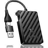 XINTUO Wireless CarPlay Adapter for iPhone,Convert Wired to Wireless Car Play Dongle, Plug & Play USB/Type-C for Cars,Seamless Control Adapter for iOS 10+(Only Applicable to Cars with carplay System)